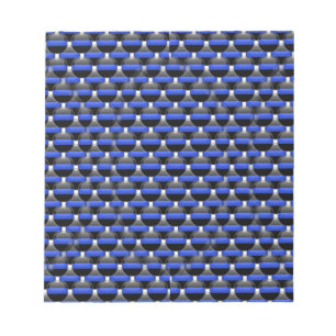 Bloc De Notas Línea Azul delgada