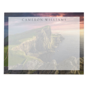 Bloc De Notas Línea costera Isla de Skye, Escocia