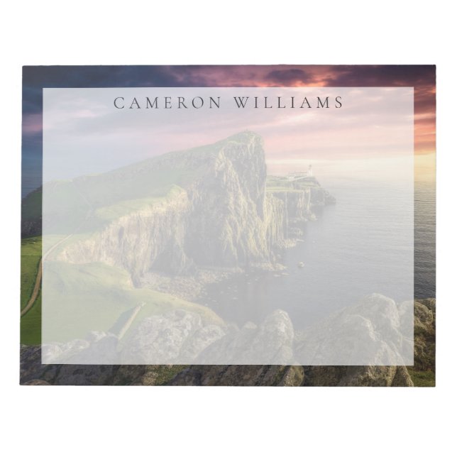 Bloc De Notas Línea costera | Isla de Skye, Escocia (Frente)