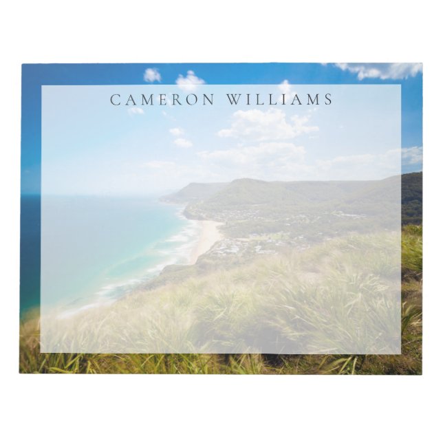 Bloc De Notas Línea costera | Nueva Gales del Sur, Australia (Frente)