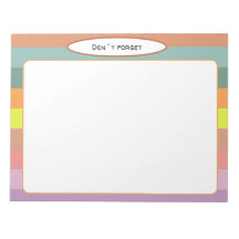 Líneas de paisaje estético Notepad