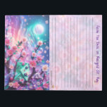 Bloc De Notas Lined Happy Mail Notepad<br><div class="desc">Palais de Marigold St. May creates unique stationery for those who think the Louvre should have more color, more Kawaii, and more rainbows. Note that the designs are generally created for the large notepads, stationery sheets, stickers, address labels, note cards, and envelopes. If you would like a different size, or...</div>