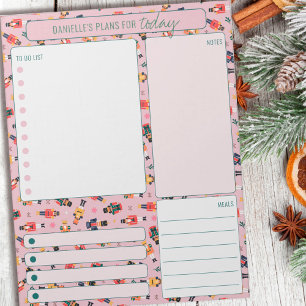 Bloc De Notas Lista de comidas por hacer del Daily Planner Nutcr
