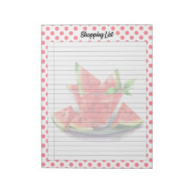 Lista de compras de la sandía por agua dulce