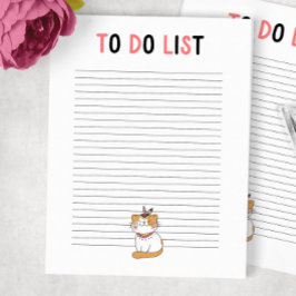 Bloc De Notas Lista de Kitty Tribal