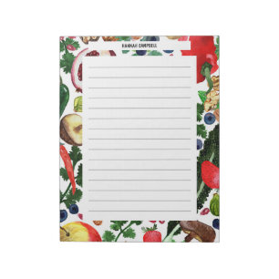Bloc De Notas Lista de personalizado de la variedad de frutas Ve