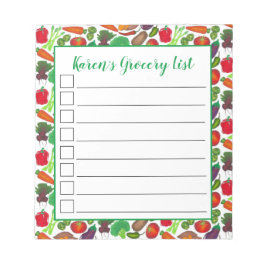 Bloc De Notas Lista de productos agrícolas personalizados Vegeta