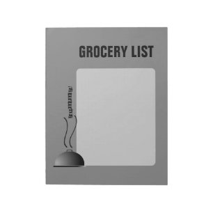Bloc De Notas Lista de productos para comidas en régimen de come