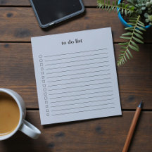 Lista de tareas minimalista azul denim para maestr