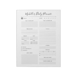 Bloc De Notas Lista de tareas pendientes personalizadas del plan