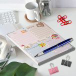 Bloc De Notas Lista de tiendas de comestibles multicoloreadas Ad<br><div class="desc">Este bloc de notas presenta un diseño encantador de una lista de compras de comestibles con un tema multicolor. Las líneas punteadas proporcionan una guía práctica para mantener las notas limpias y organizadas. Perfecto para apuntar ideas de comidas, recordatorios o listas de compras, este bloc de notas es una adición...</div>