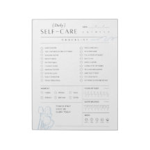 Lista diaria de control de autoatención