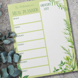 Bloc De Notas Lista personalizada de hornos de comidas para horn