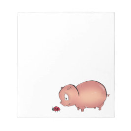 Bloc De Notas Little Piggy sigue a Ladybug