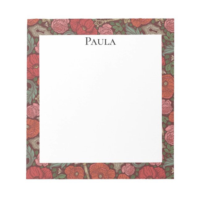 Bloc De Notas Llave Antigua de Cierre Steampunk Victoriano Amapo (Frente)