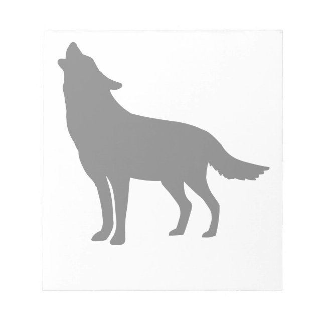 Bloc De Notas Lobo Aullador (Frente)