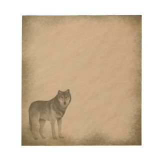 Bloc De Notas Lobo-grunge