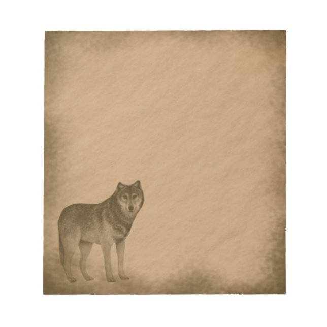 Bloc De Notas Lobo-grunge (Frente)
