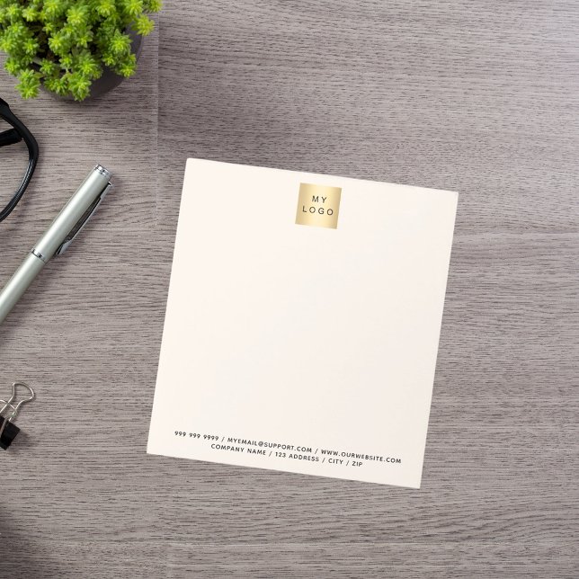 Bloc De Notas Logo de la empresa Beige (Subido por el creador)