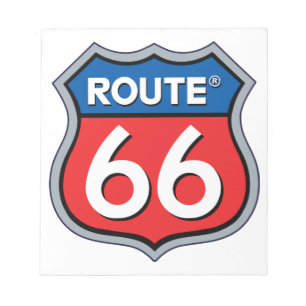 Bloc De Notas Logo de la ruta 66