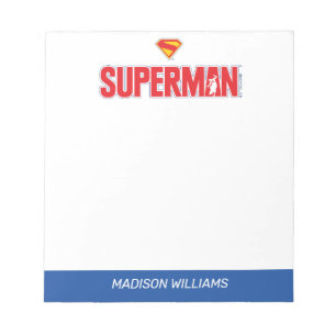 Bloc De Notas Logo en negrita de Superman clásico