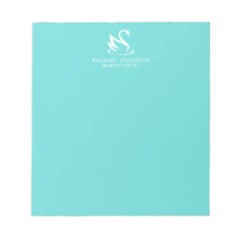 Bloc De Notas Logo y nombre del cisne Minimalista moderno