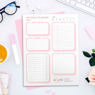 Bloc De Notas Logotipo de personalizado Cuto simple Rubor sin fe