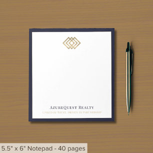 Bloc De Notas Logotipo de Personalizado profesional