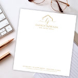 Bloc De Notas Logotipo de promotor de bienes raíces modernos<br><div class="desc">Notepad con el logotipo promocional de promotor inmobiliario moderno Eleva tu marca inmobiliaria con artículos promocionales de primera calidad! Asegúrese de que sus clientes nunca olviden su nombre con Rótulo personalizado. Perfecto para anotar los detalles de la propiedad y la información de contacto, estas notas te mantienen al tanto. Haz...</div>