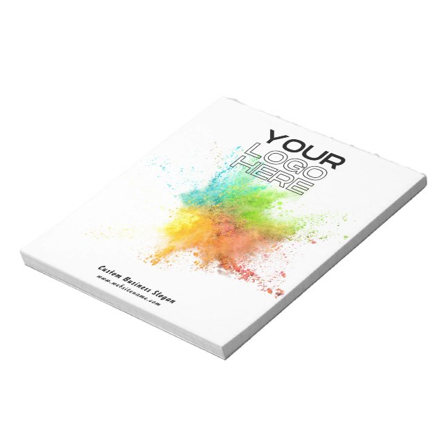 Bloc De Notas Logotipo de su empresa (Lado Izquierdo)