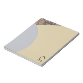 Bloc De Notas Logotipo o código QR con acentos abstractos modern