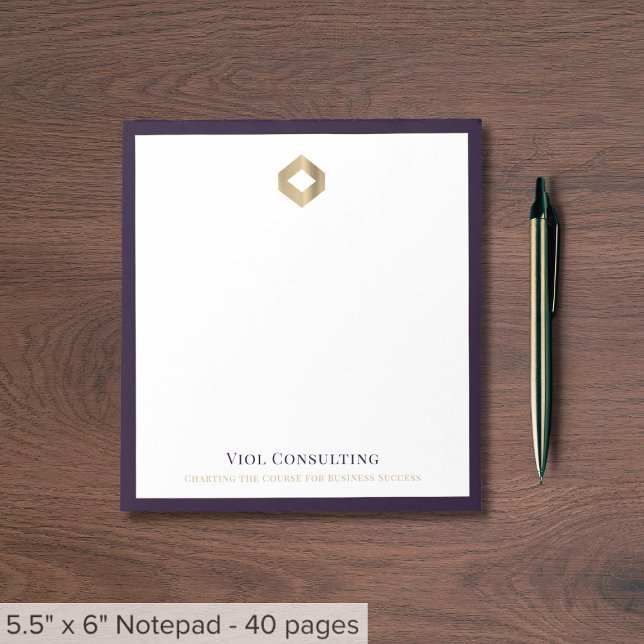Bloc De Notas Logotipo Personalizado elegante (Subido por el creador)