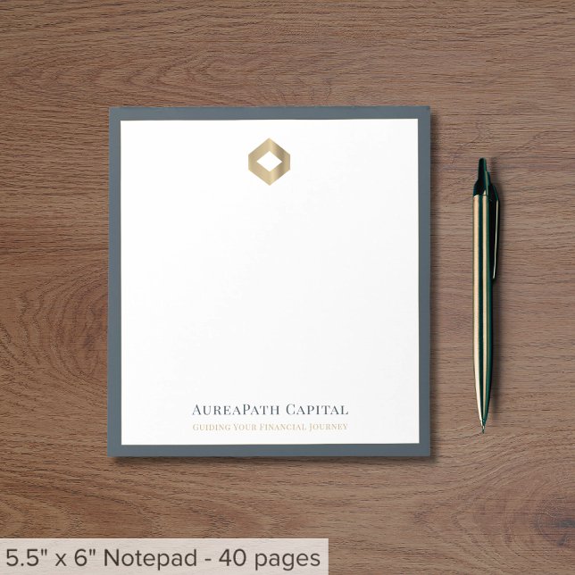 Bloc De Notas Logotipo Personalizado elegante (Subido por el creador)