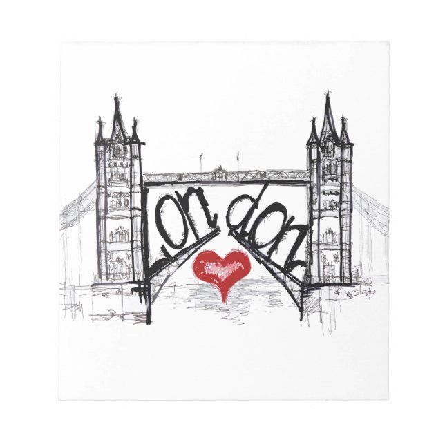 Bloc De Notas Londres con amor (Frente)