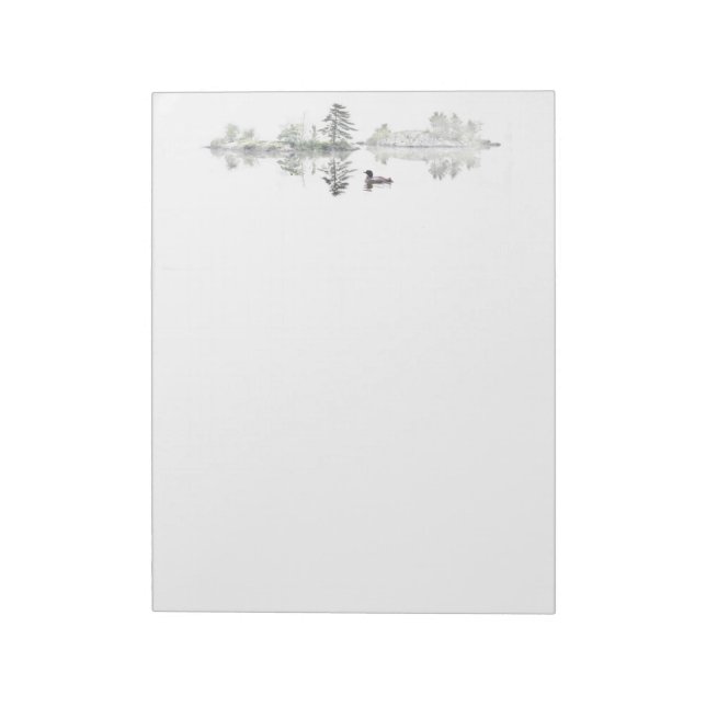 Bloc De Notas Loons of Maine Notepads: (Lado Izquierdo)