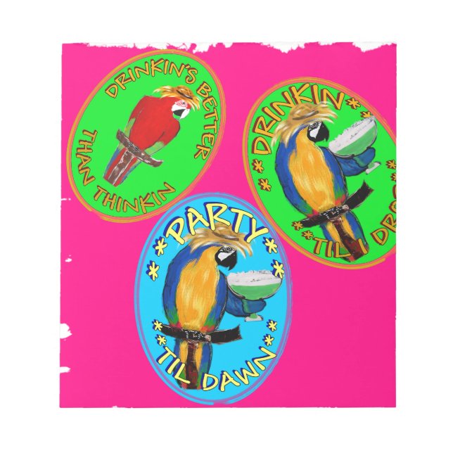 BLOC DE NOTAS LOROS (Frente)