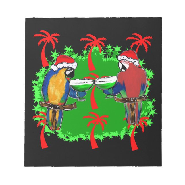BLOC DE NOTAS LOROS DE NAVIDAD (Frente)