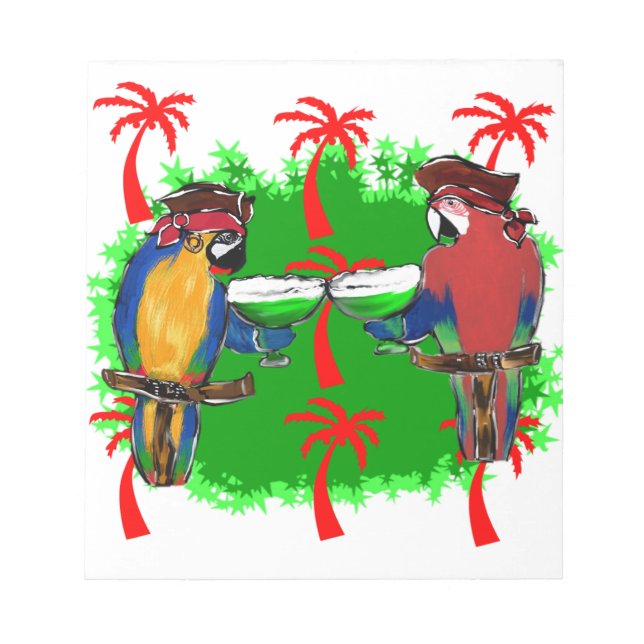 BLOC DE NOTAS LOROS PIRATAS (Frente)