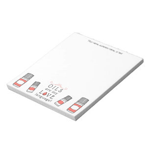Bloc De Notas Los aceites esenciales son mi amor Lenguaje de cur