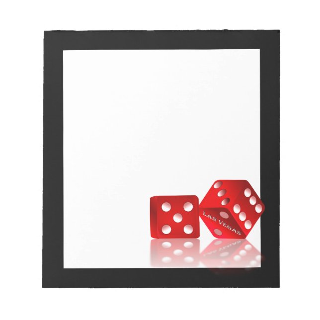 Bloc De Notas Los dados de Las Vegas (Frente)