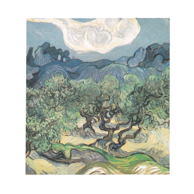 Bloc De Notas Los Olivos, Vincent van Gogh (Frente)
