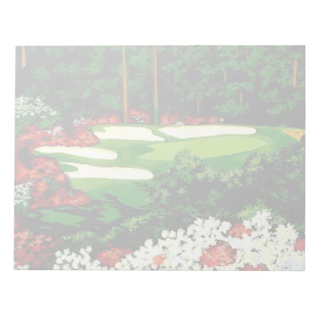 Bloc De Notas Los Verdes, el campo de golf Notepad (Frente)