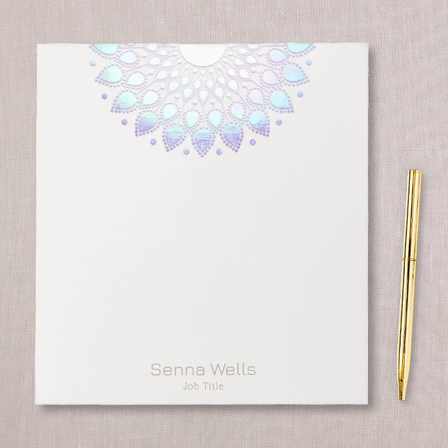 Bloc De Notas Lotus Flower Mandala (Subido por el creador)