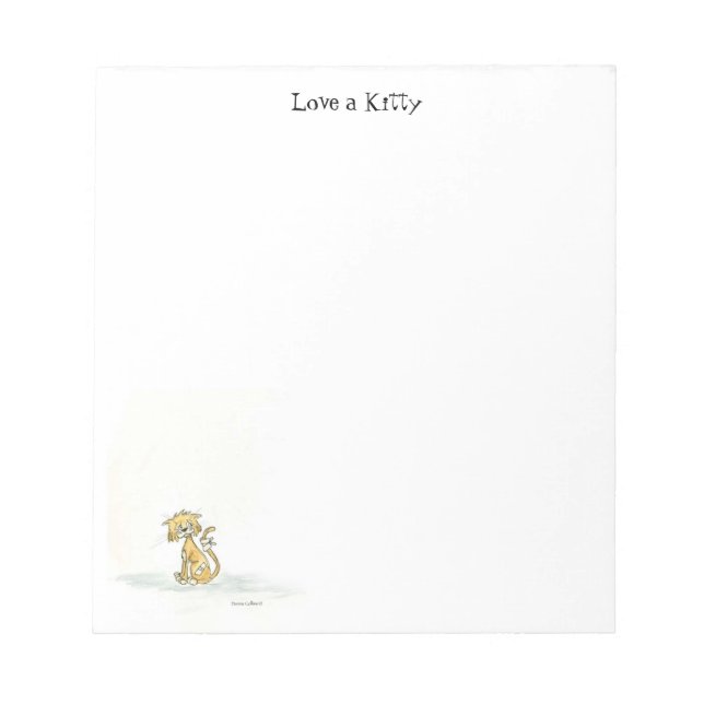 Bloc De Notas Love a Kitty Notepad (Frente)