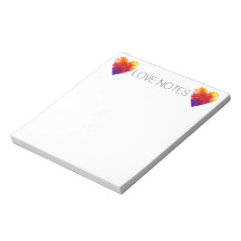 Bloc De Notas Love Notes Rainbow Notepad