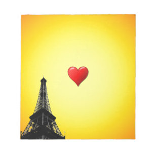 Bloc De Notas Love Paris Notepad