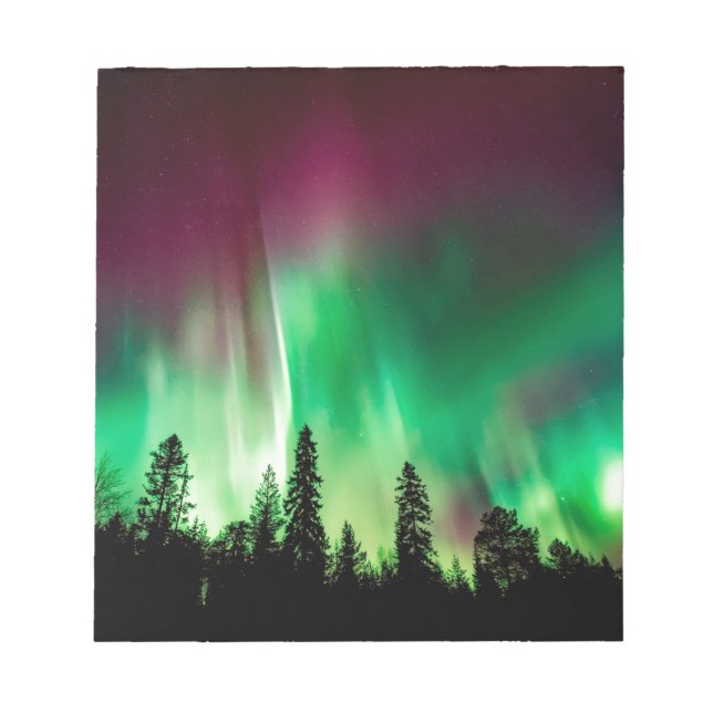Bloc De Notas Luces boreales de Aurora (Frente)