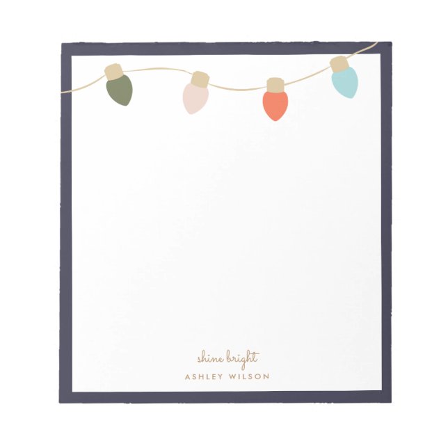 Bloc De Notas Luces de cadena de Kaktovik (Frente)