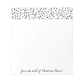 Bloc De Notas Lugares modernos dálmatas blancos y negros