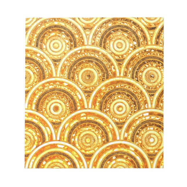 Bloc De Notas Lujo Oro Relieve metalizado Metalizado Purpurina p (Frente)